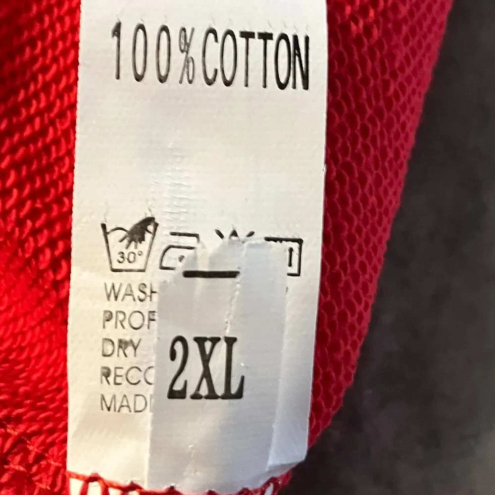 Red "Sisters" Sweatshirt Like New Size 2XL - Picture 5 of 8